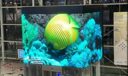 King Abdulaziz Int Airport train station LED Screens 2019-2021 (1) - Copy
