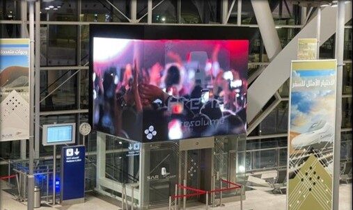King Abdulaziz Int Airport train station LED Screens 2019-2021 (4) - Copy